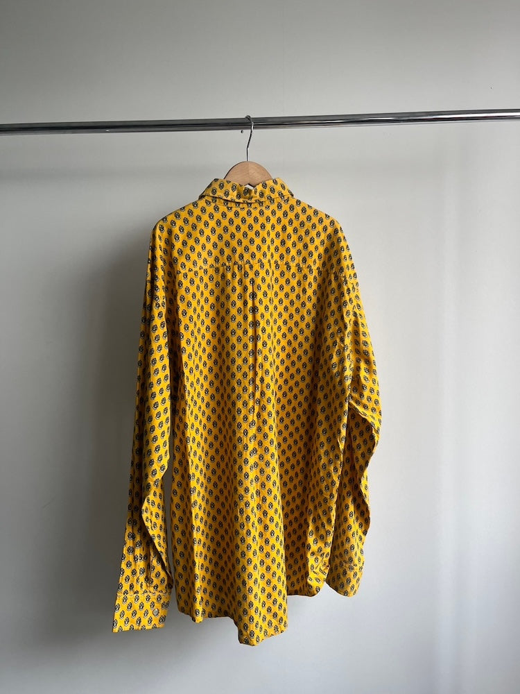 Paisley Yellow Cotton Shirt