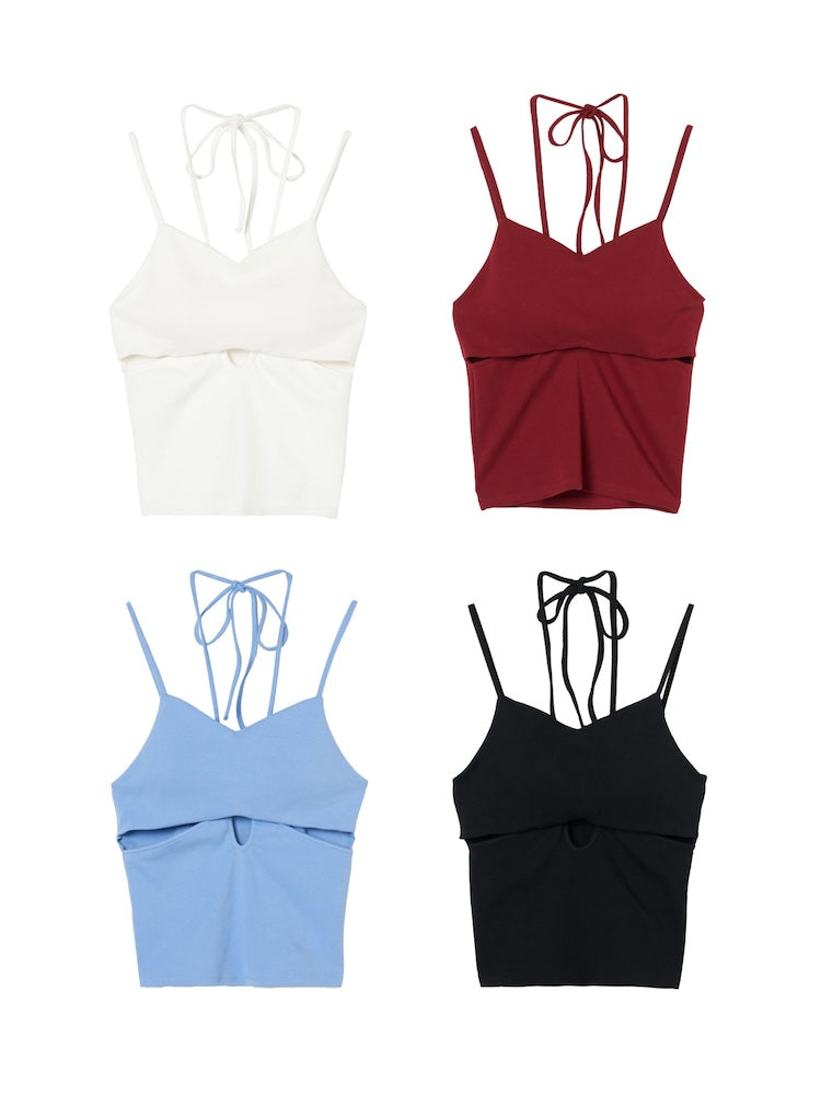 【3月上旬頃 お届け】Cut Out Design Camisole