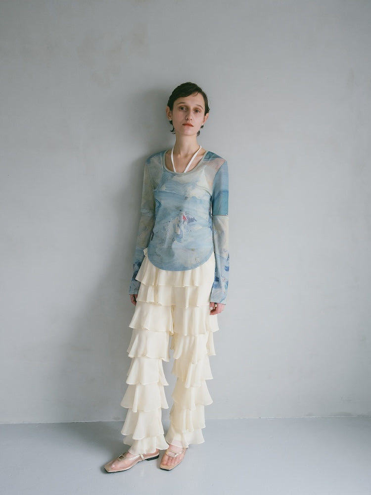 モデル身長：172cm / カラー：Ivory