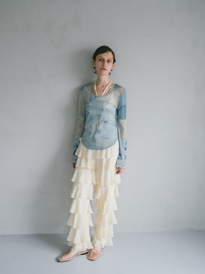 モデル身長：172cm / カラー：Ivory