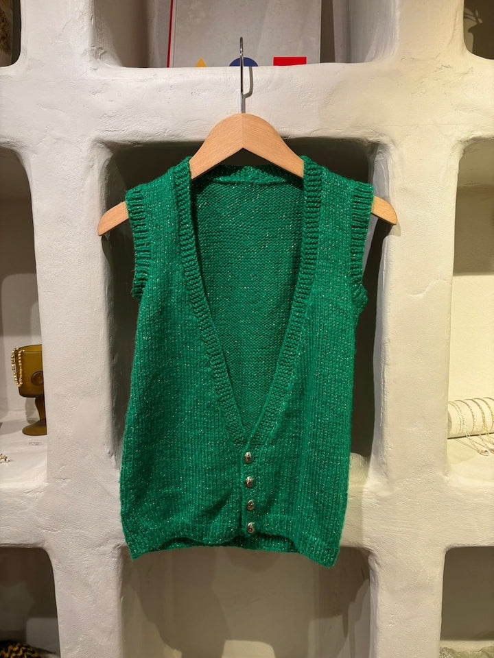 Uneck Knit Vest