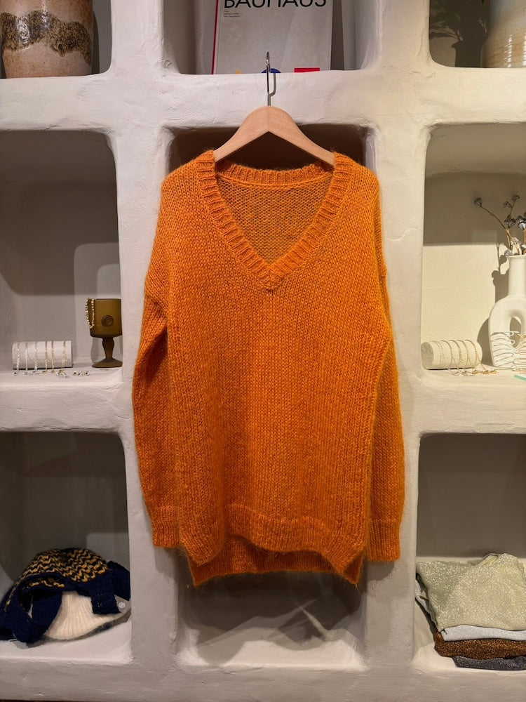 Vneck Over Size Knit