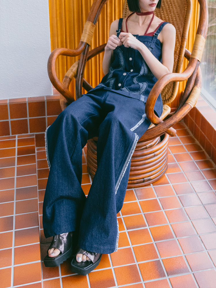 フリンジデザイン デニムパンツ Fringe Design Denim｜デニムパンツ – MARTE