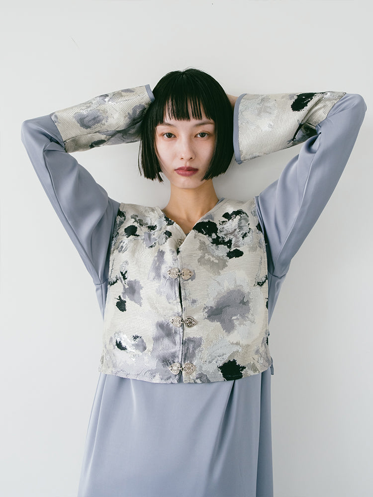 LUSTER TIERED LAYERED DRESS レディース