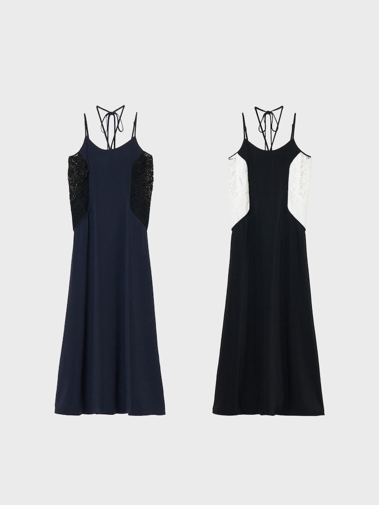 Lace Inset Camisole Dress｜レース切り替えキャミソールワンピース