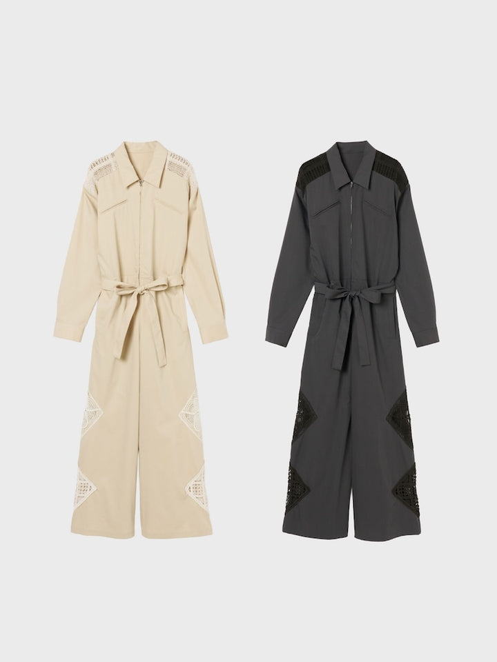 【1月21日(水) 12:00予約販売開始】Geometric Lace All-in-One