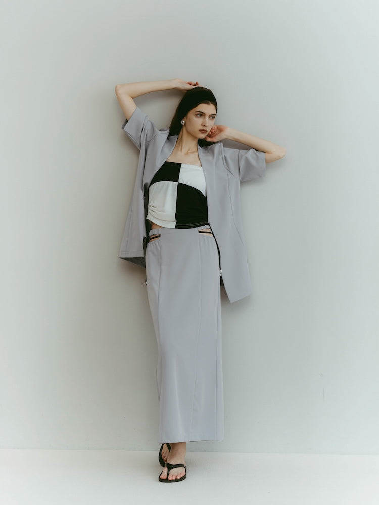 モデル身長：176cm / カラー：LightBlue