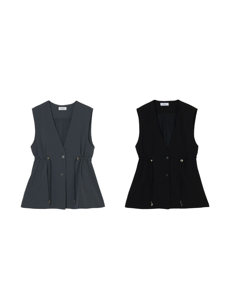 【2月21日(土) 12:00販売開始】Waist Draw String Vest