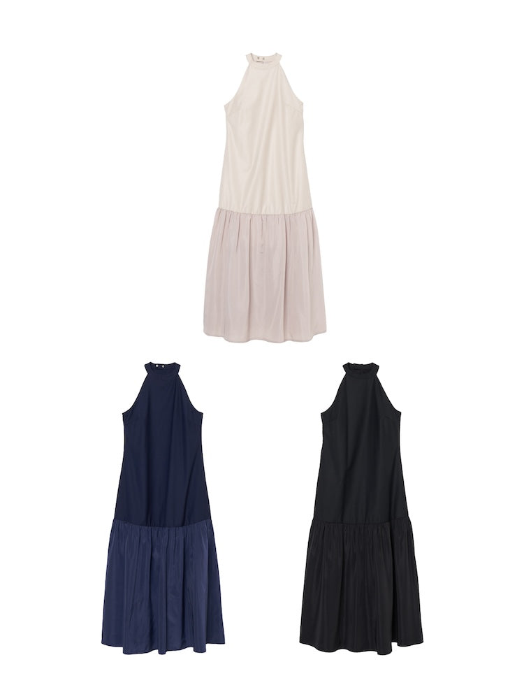 【6月上旬頃 お届け】Halter Neck Tiered Dress