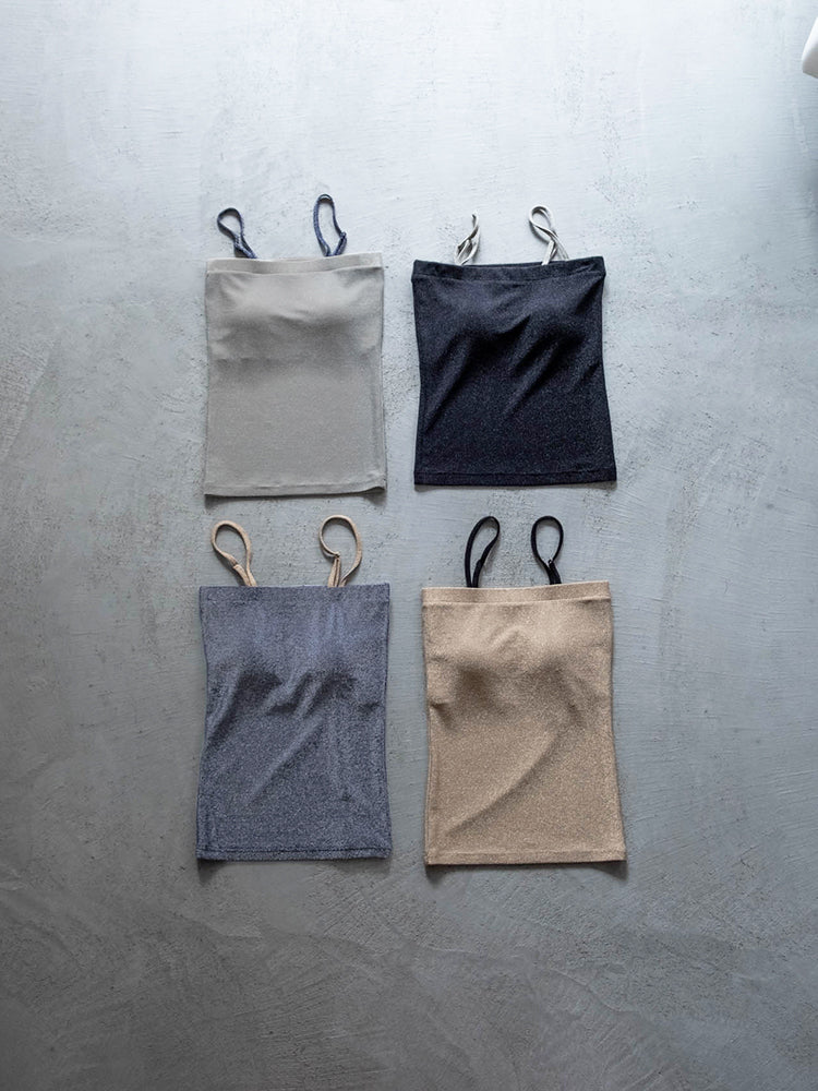 tシャツ Bi-color Bare Camisole/バイカラーブラキャミソール レディース BICOLOR BRA CAMISOLE（バイカラーカップ付きキャミソール）の