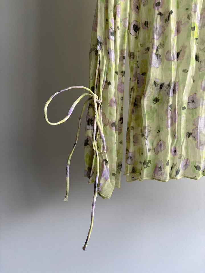 Crinkle Flower Blouse
