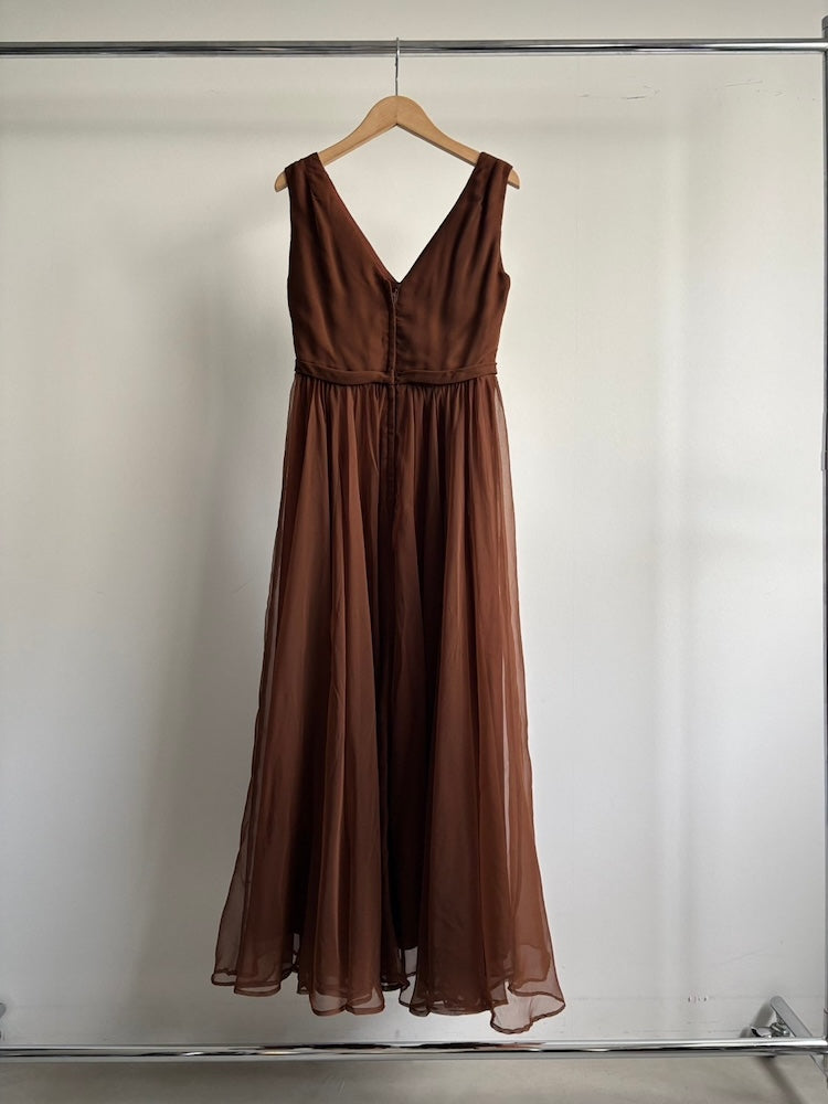 Chiffon Chocolate Dress