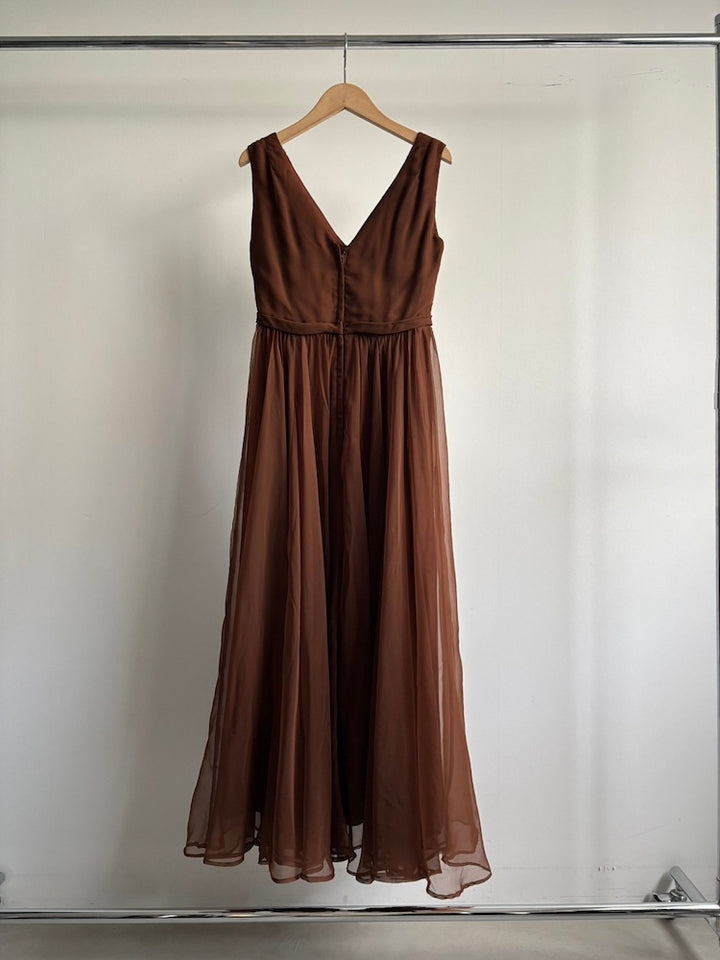Chiffon Chocolate Dress