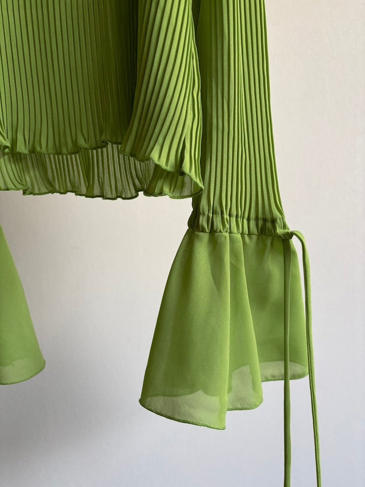 Off Shoulder Pleats Top