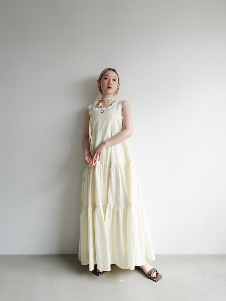 Eyelet Tiered Dress｜アイレットティアードドレス – MARTE