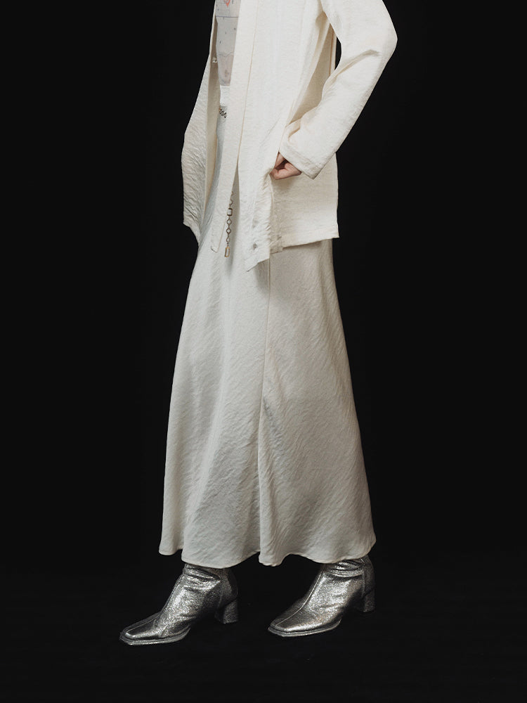 Silky Satin Skirt｜シルキーサテンスカート – MARTE