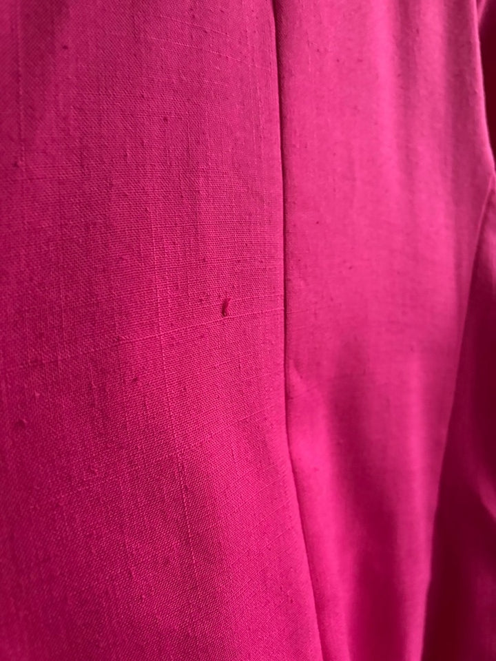Fuchsia Pink Linen Jacket