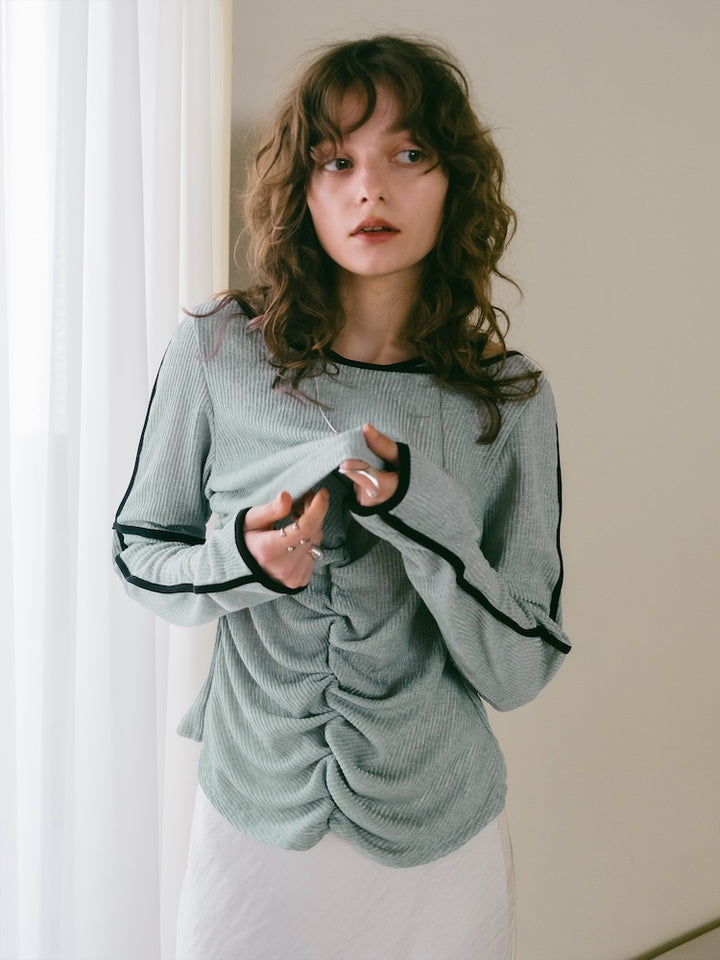 モデル身長：171cm / カラー：DustyGreen