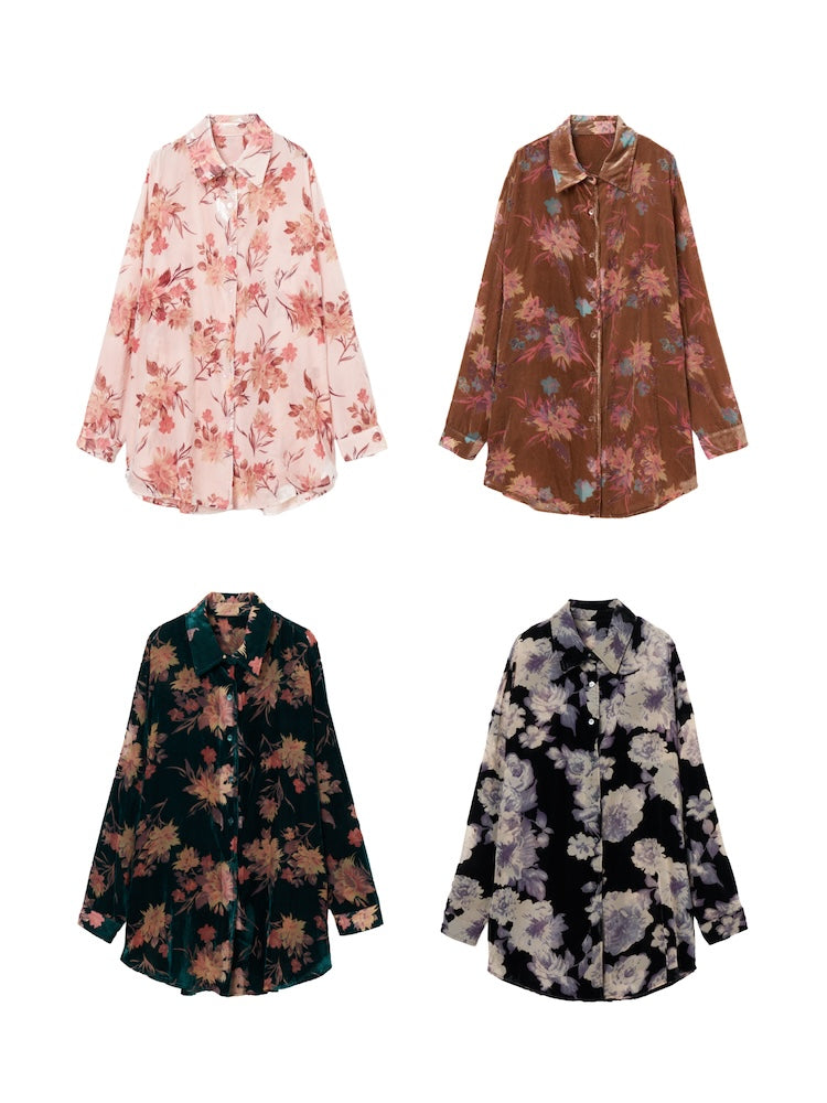 Velvet Over Shirt