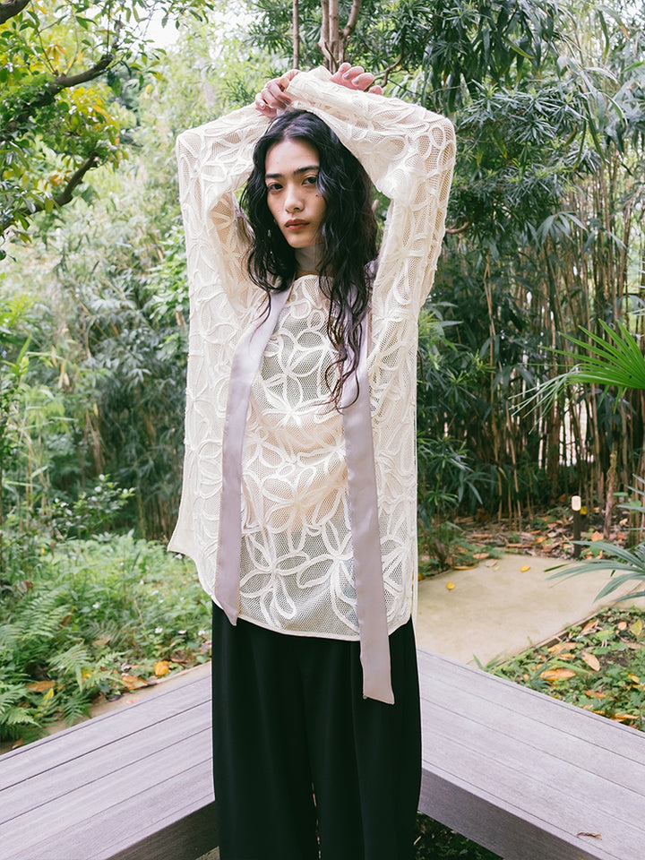モデル身長：170cm / カラー：Ivory