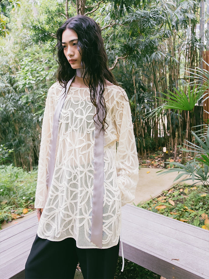 モデル身長：170cm / カラー：Ivory