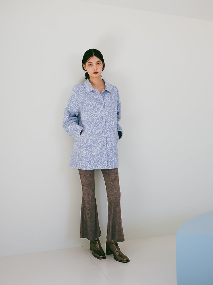 Glitter Velour Stretch Pants｜ストレッチフレアパンツ – MARTE