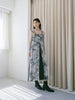 【10月下旬頃 お届け】Velour Embroidery Layered Dress