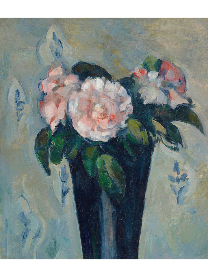 作品名：Le vase bleu sombre (circa 1880)　
作者：Paul Cézanne (French, 1839-1906)
