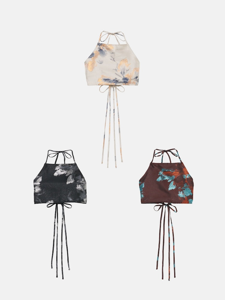 【12月13日(土) 12:00販売開始】Flower Jacquard Bustier