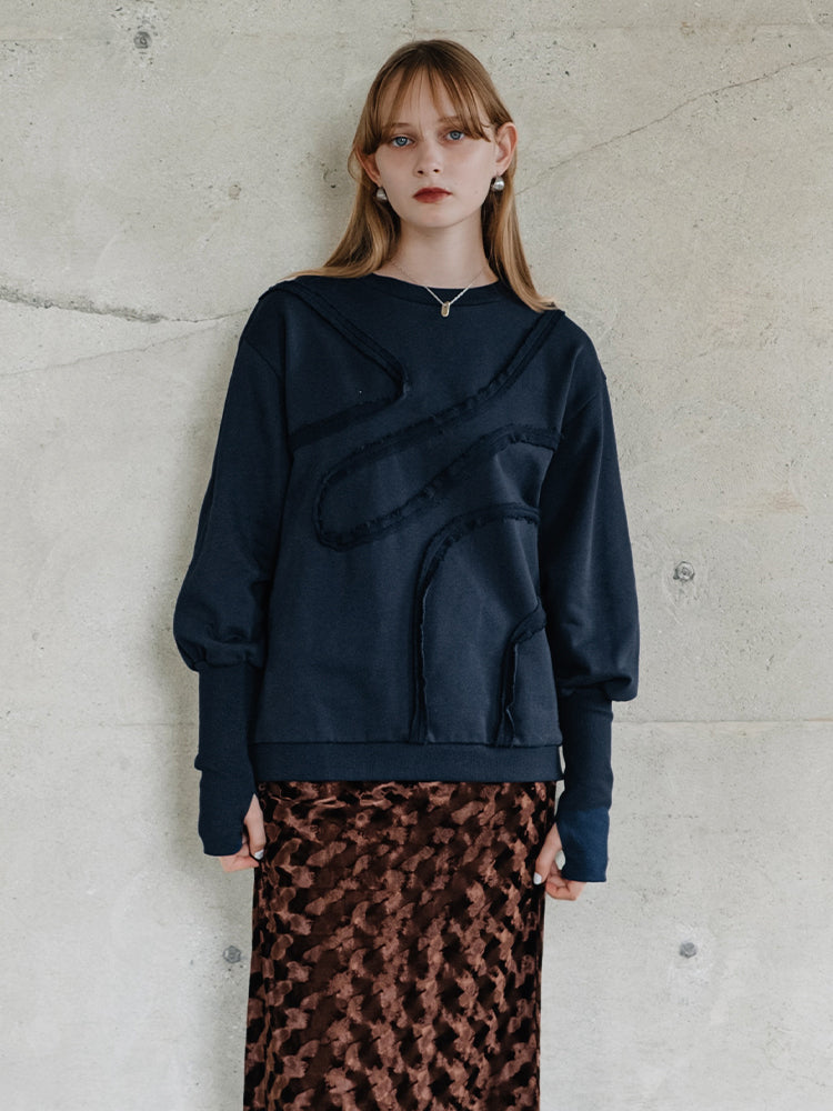 モデル身長：174cm / カラー：Navy
