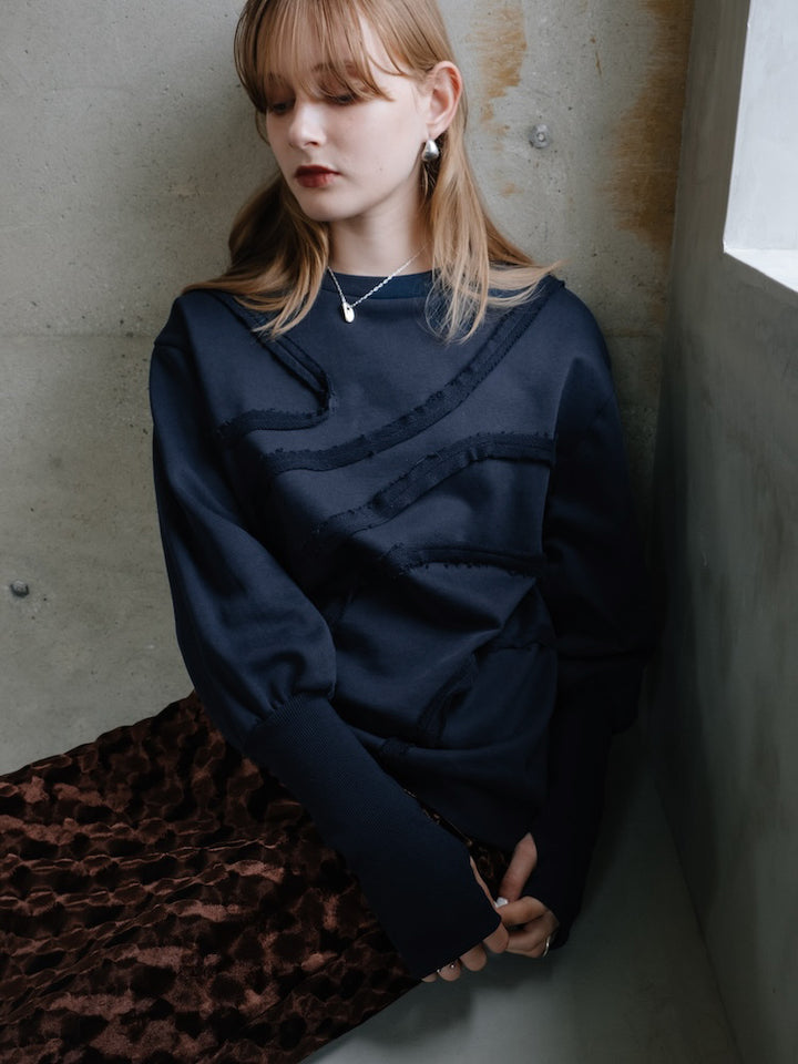 モデル身長：174cm / カラー：Navy