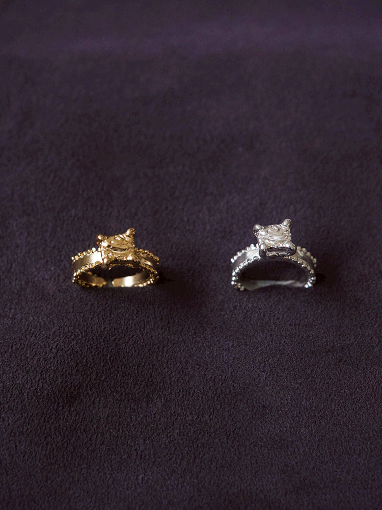 【10月18日(土) 12:00販売開始】Ancient Diamond Shape Ring