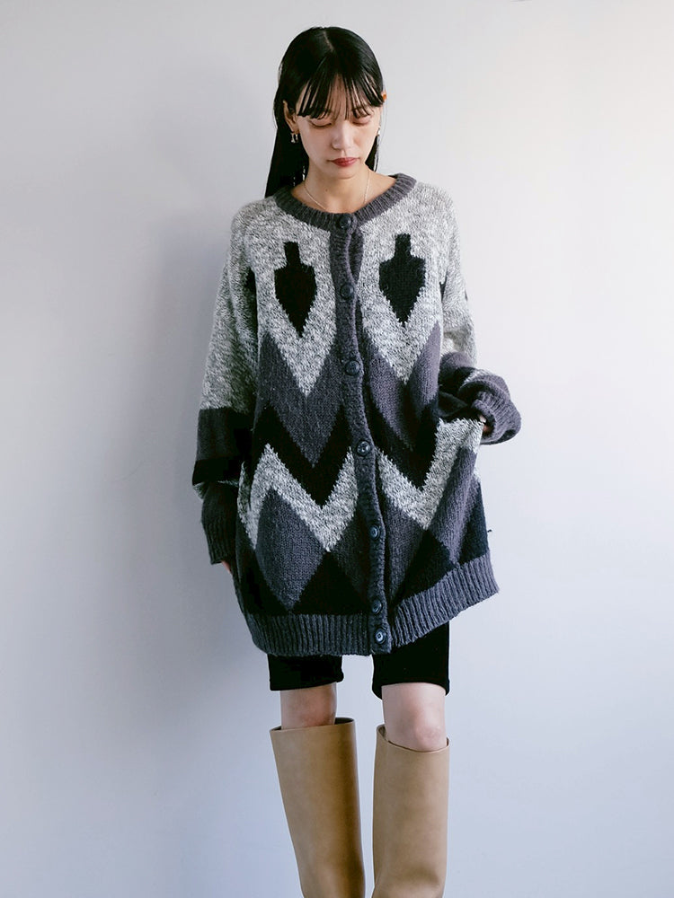 MARTE カーディガン 60%OFF【CAMBIO(カンビオ)】メランジダメージカーディガン | CAMBIO