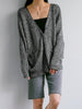 Silver Knit Cardigan