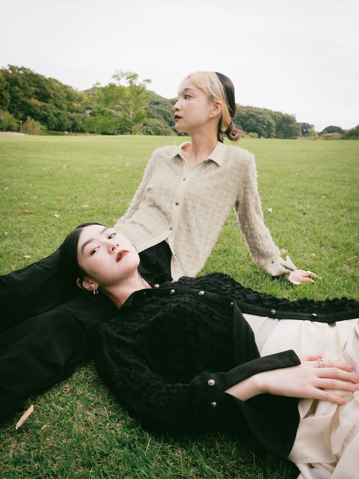 【10月24日(金) 12:00販売開始】Suede Switch Fluffy Shirt