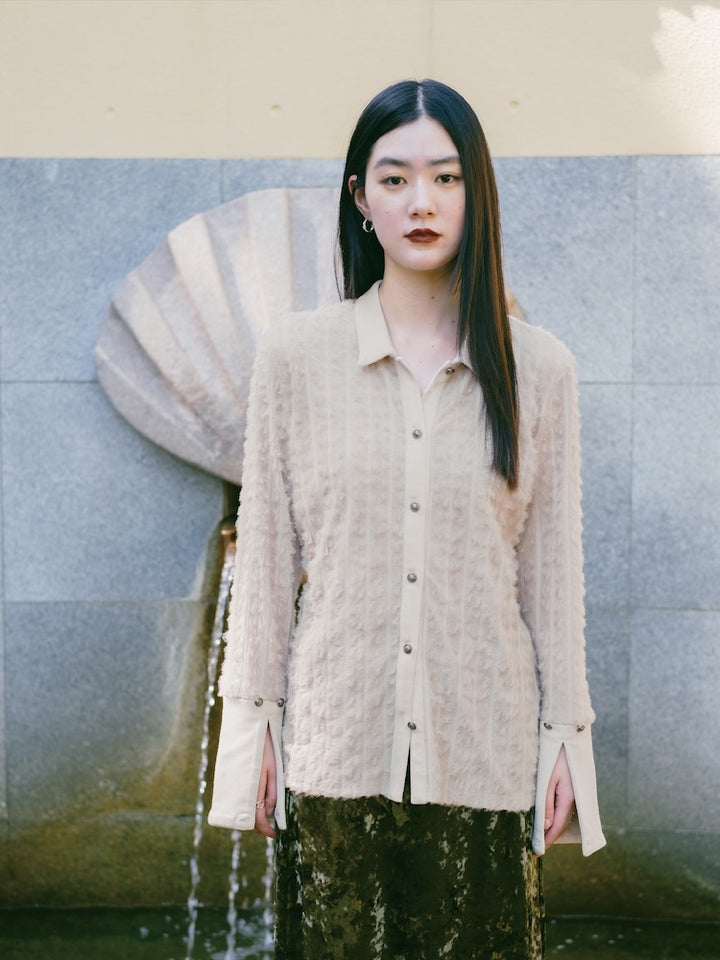 モデル身長：166cm / カラー：Beige