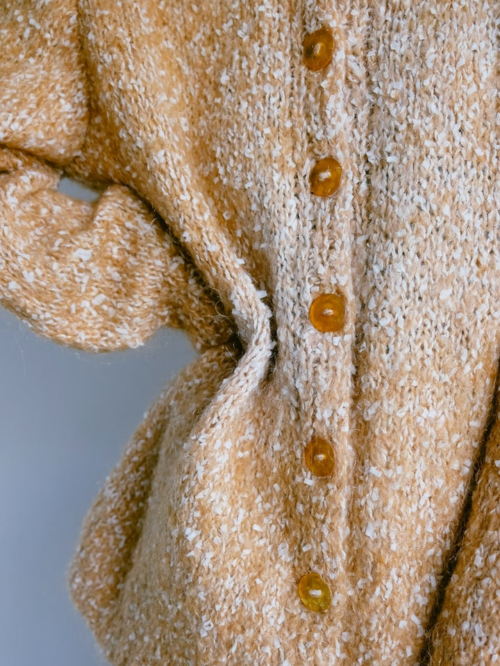 Melange Knit Cardigan