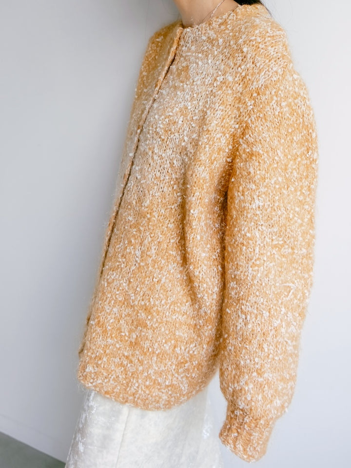 Melange Knit Cardigan