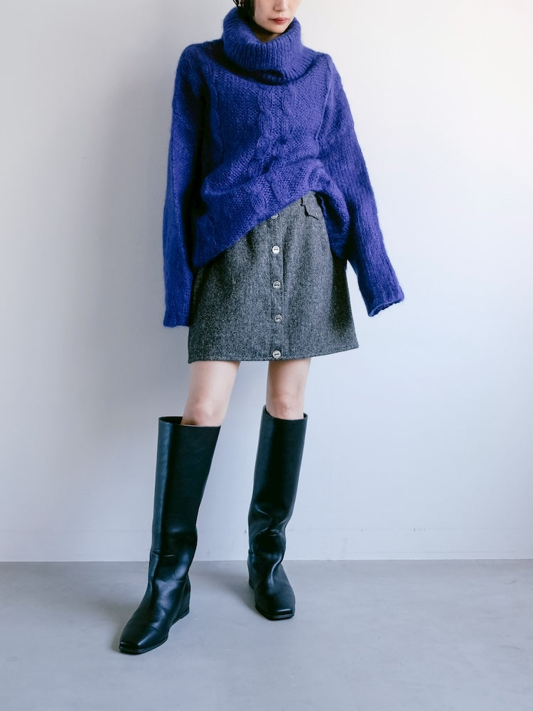 80s Royal Blue Over Knit