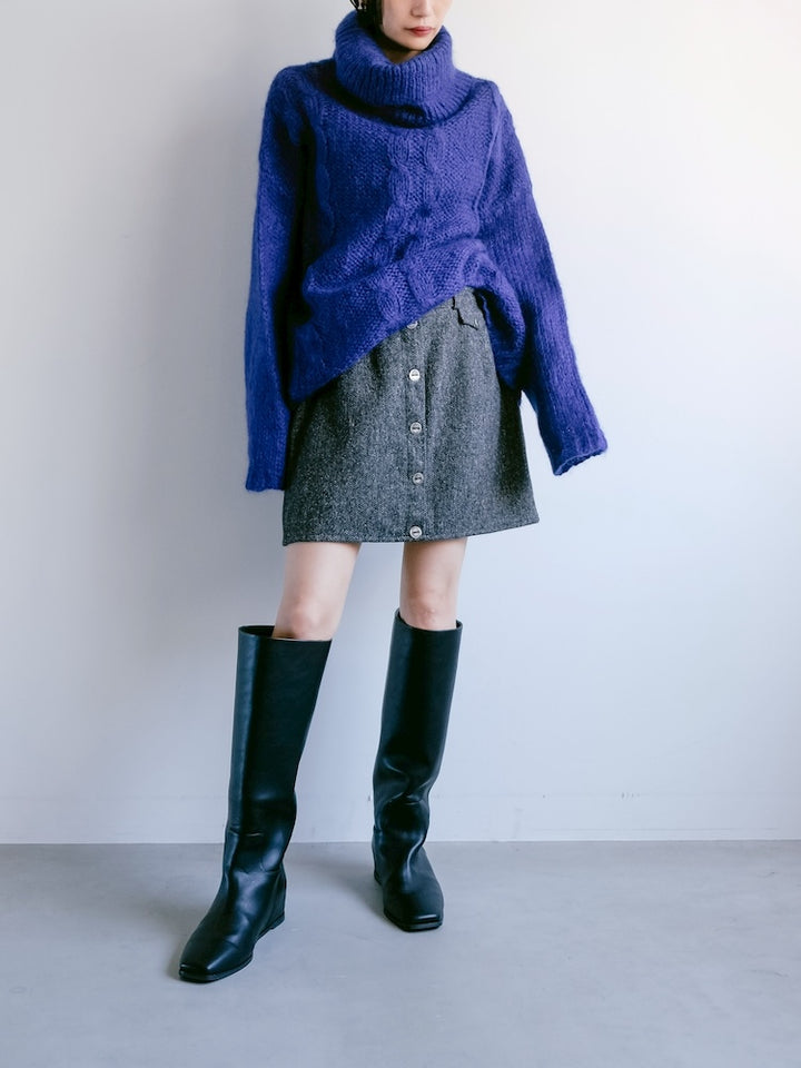 80s Royal Blue Over Knit