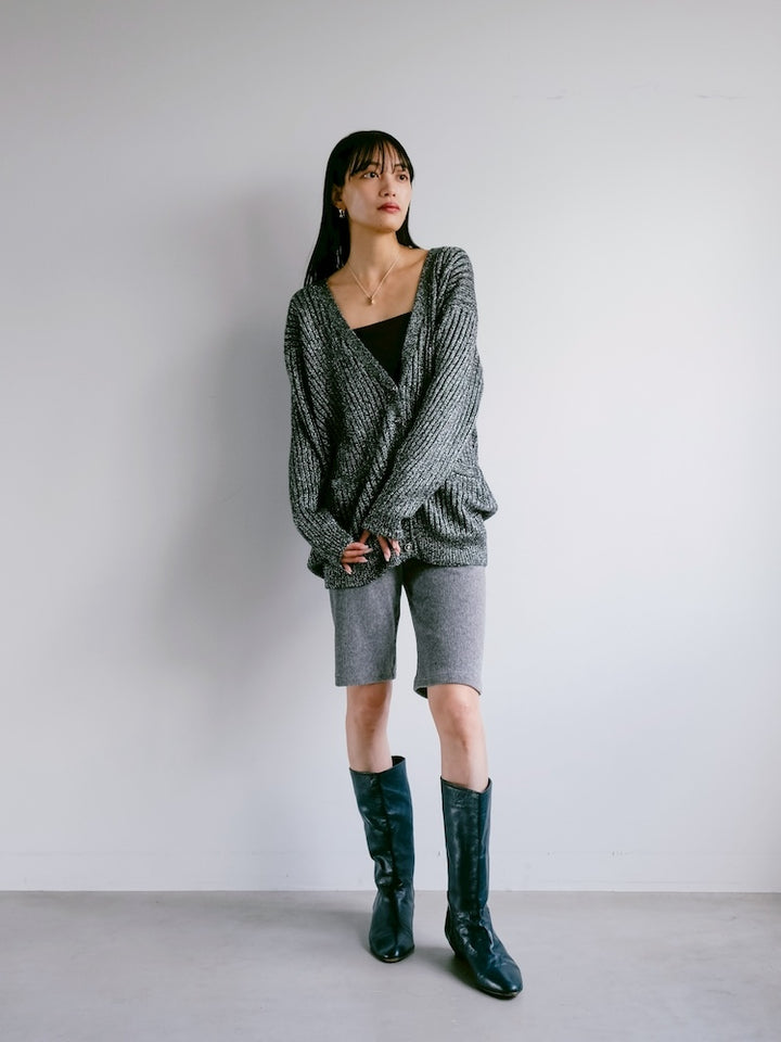 Silver Knit Cardigan