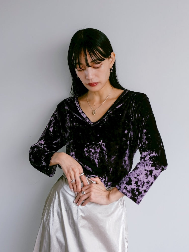 Grape Velour Tee