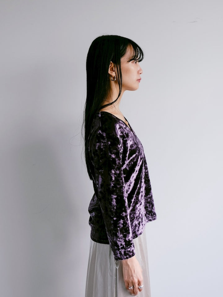 Grape Velour Tee
