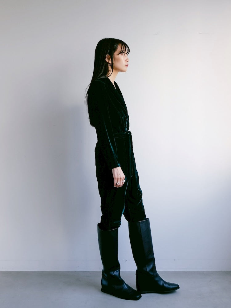 Green Velour All-in-one