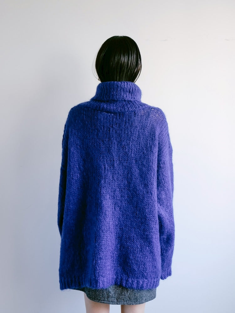 80s Royal Blue Over Knit