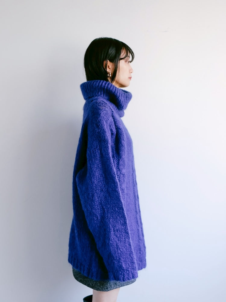 80s Royal Blue Over Knit