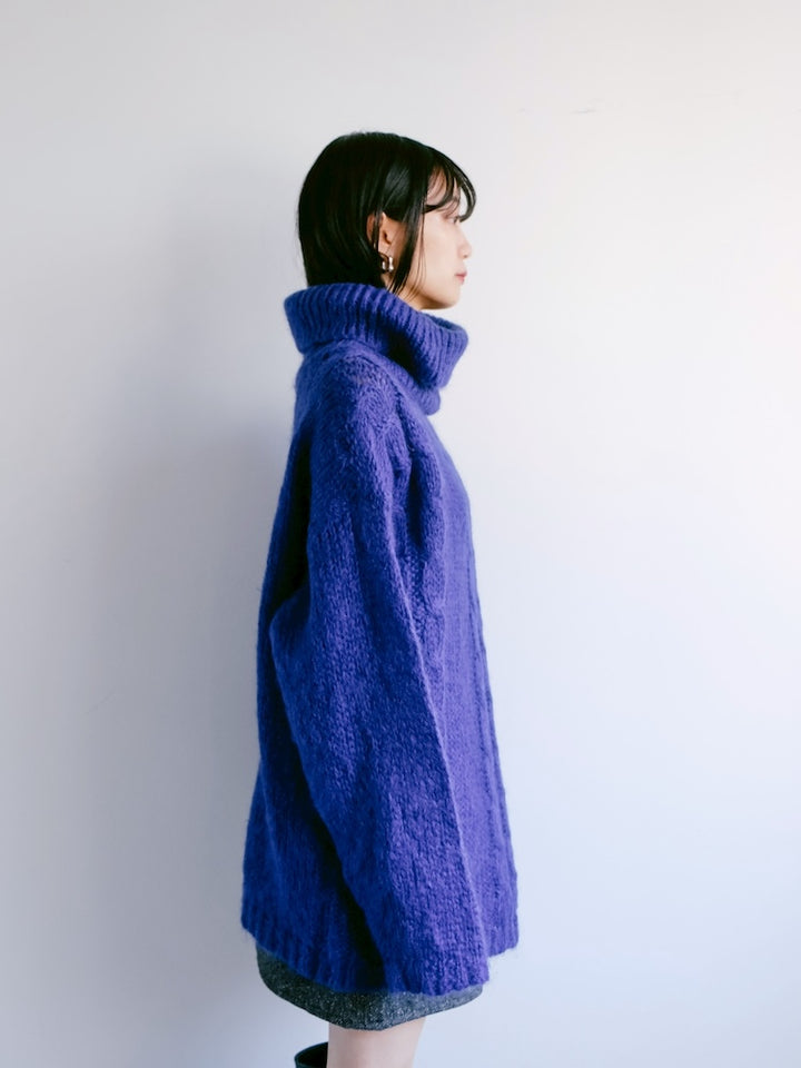 80s Royal Blue Over Knit