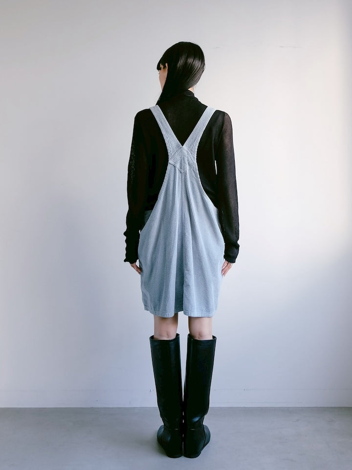 Corduroy Salopette / Sky