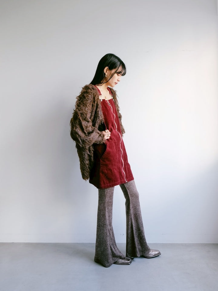 Corduroy Salopette / Wine
