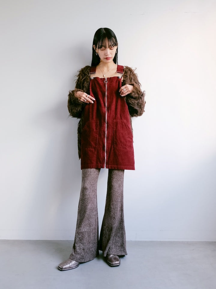 Corduroy Salopette / Wine